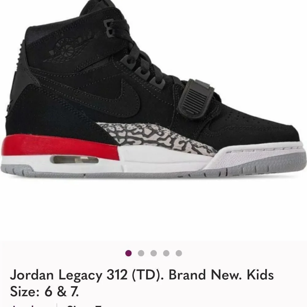 Jordan Legacy 312 (TD). Size 6c